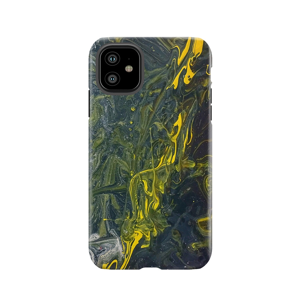Trench Acrylic Pour Tough Phone Case