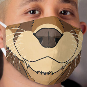 Tribal Otter Cloth Face Mask