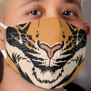 Tribal Tiger Cloth Face Mask