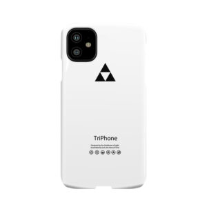 Triphone (White) Phone Case