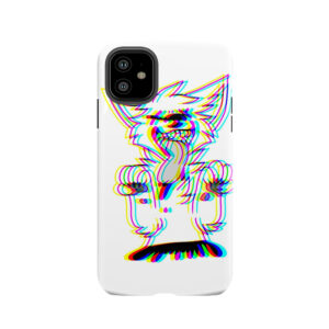 Trippy Wolf Tough Phone Case