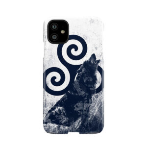 Triskele And Wolf Phone Case