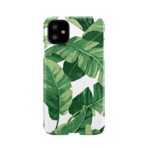 Tropical Banana Leaves Ii Phone Case