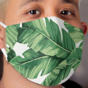 Tropical banana leaves Cloth Face Mask
