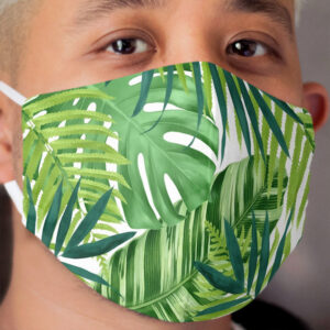 Tropical leaves III Cloth Face Mask