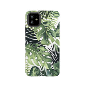 Tropical Leaves Tough Phone Case