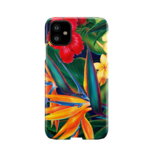 Tropical Paradise Hawaiian Birds Of Paradise Illustration Phone Case