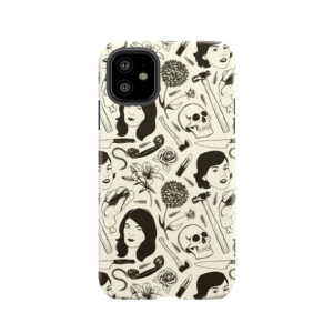 True Crime Pattern Tough Phone Case