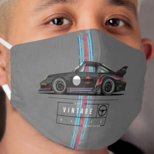True vintage racer (2) Cloth Face Mask