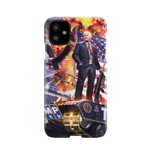 Trump On A Tank Phone Case
