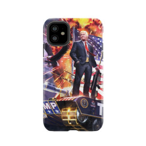 Trump On A Tank Tough Phone Case