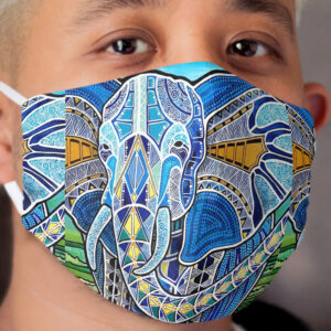 Trumpet the Elephant Cloth Face Mask