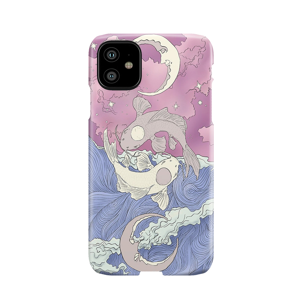 Tui And La, Moon And Ocean Spirits Art Nouveau Phone Case
