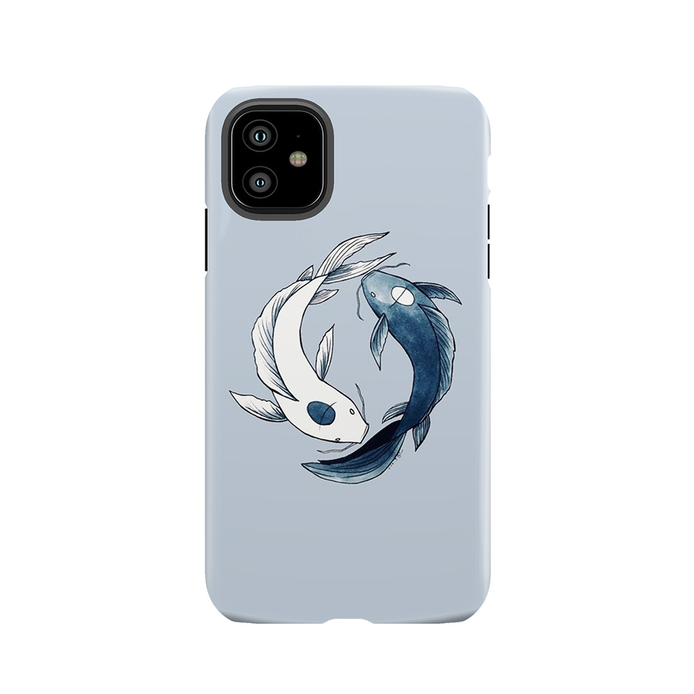 Tui And La - Yin & Yang Koi Tough Phone Case