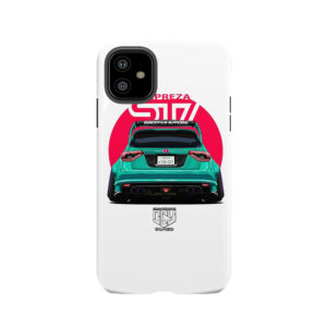 Turquoise Impreza Wrx Sti Tough Phone Case