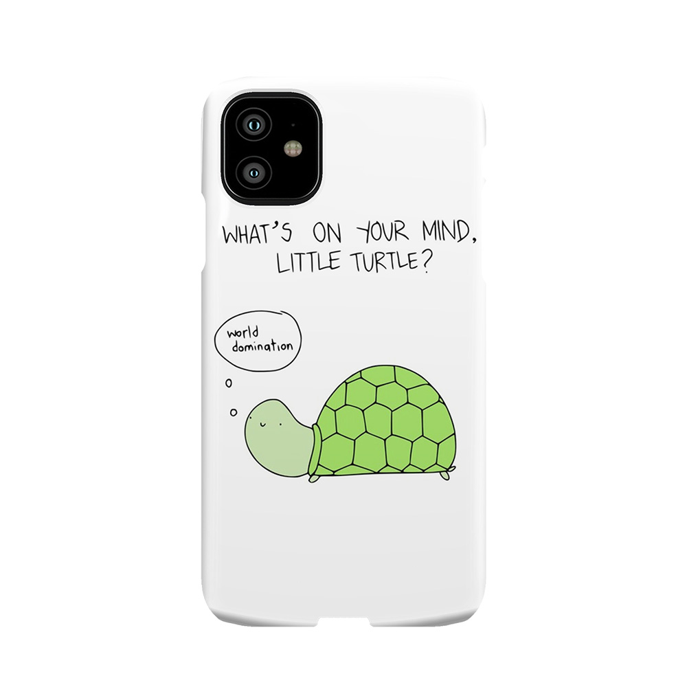 Turtle World Domination Phone Case
