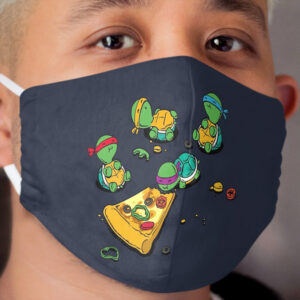 TURTLES LOVE PIZZA Cloth Face Mask