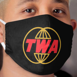 TWA Airlines - Vintage Logo Cloth Face Mask