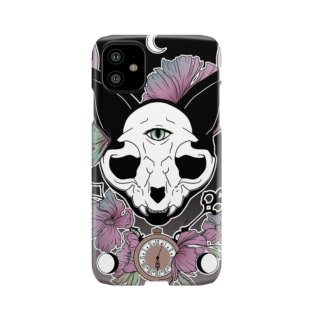 Twilight -- Skull Cat Phone Case