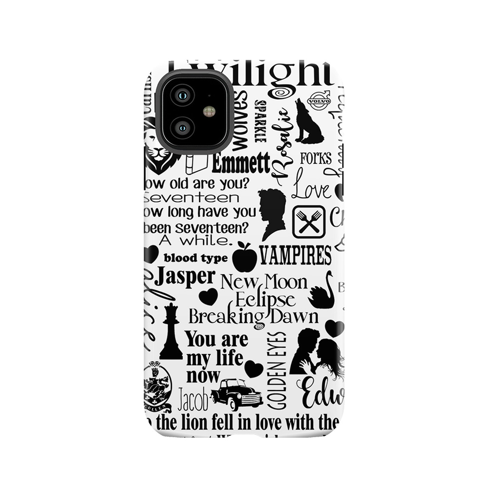 Twilight Themed Sub Way Art Graphic Tough Phone Case