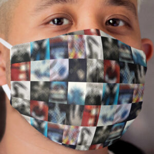 u2 achtung baby glass effect Cloth Face Mask