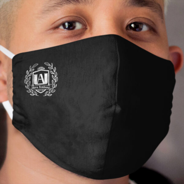 UA High School Crest - White Cloth Face Mask