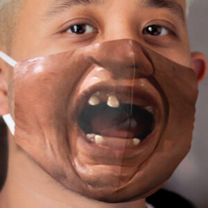 Ugly Goonies Toothless Mouth Cloth Face Mask