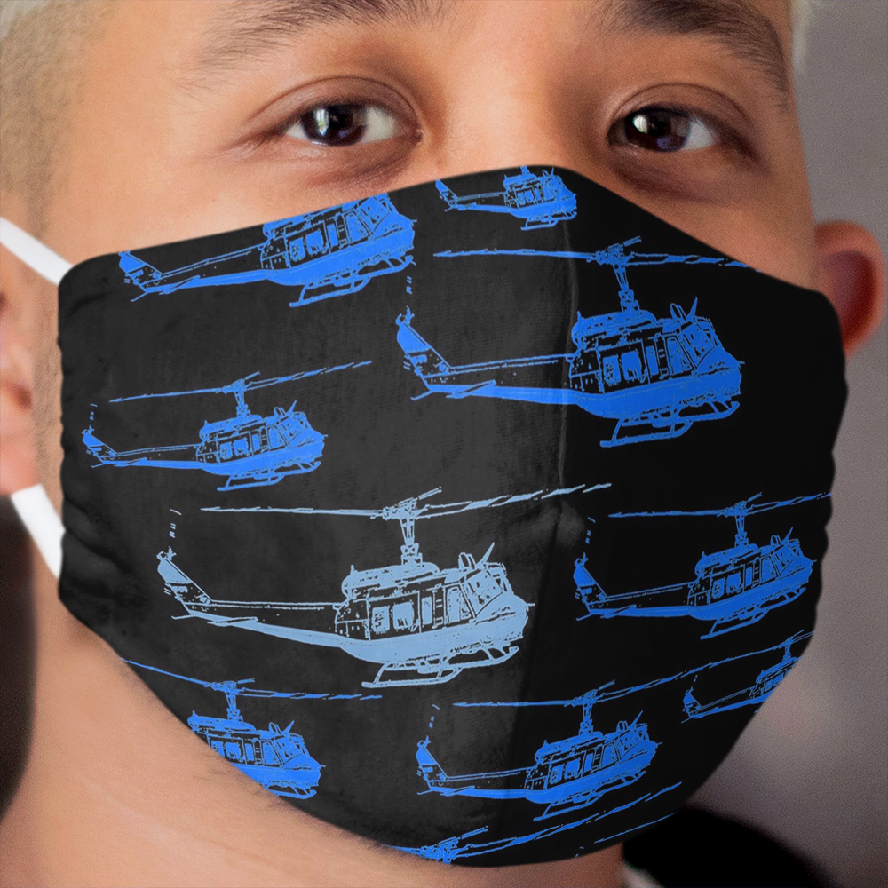 UH-1H Iroquois Huey Cloth Face Mask