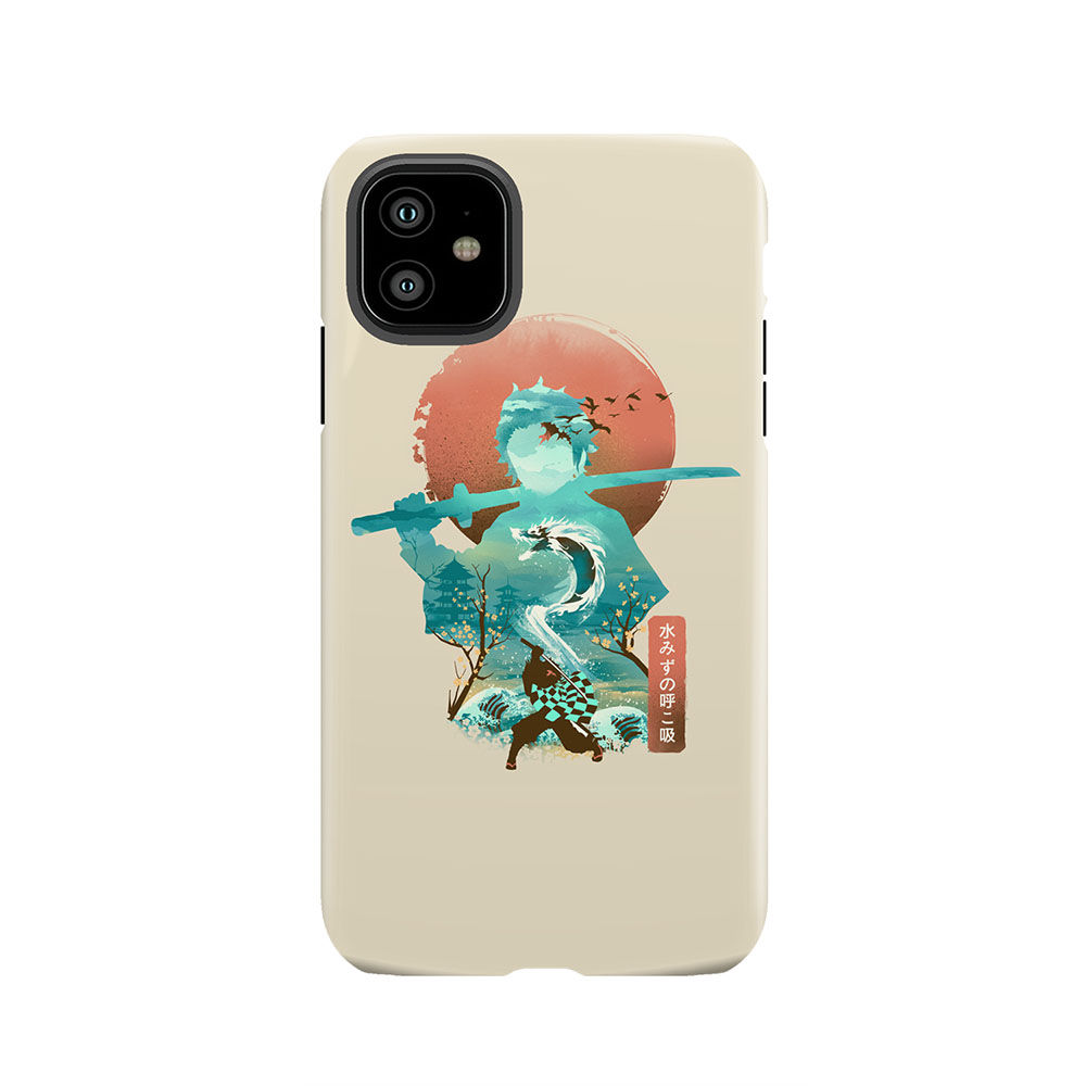 Ukiyo e Breath of Water Tough Phone Case