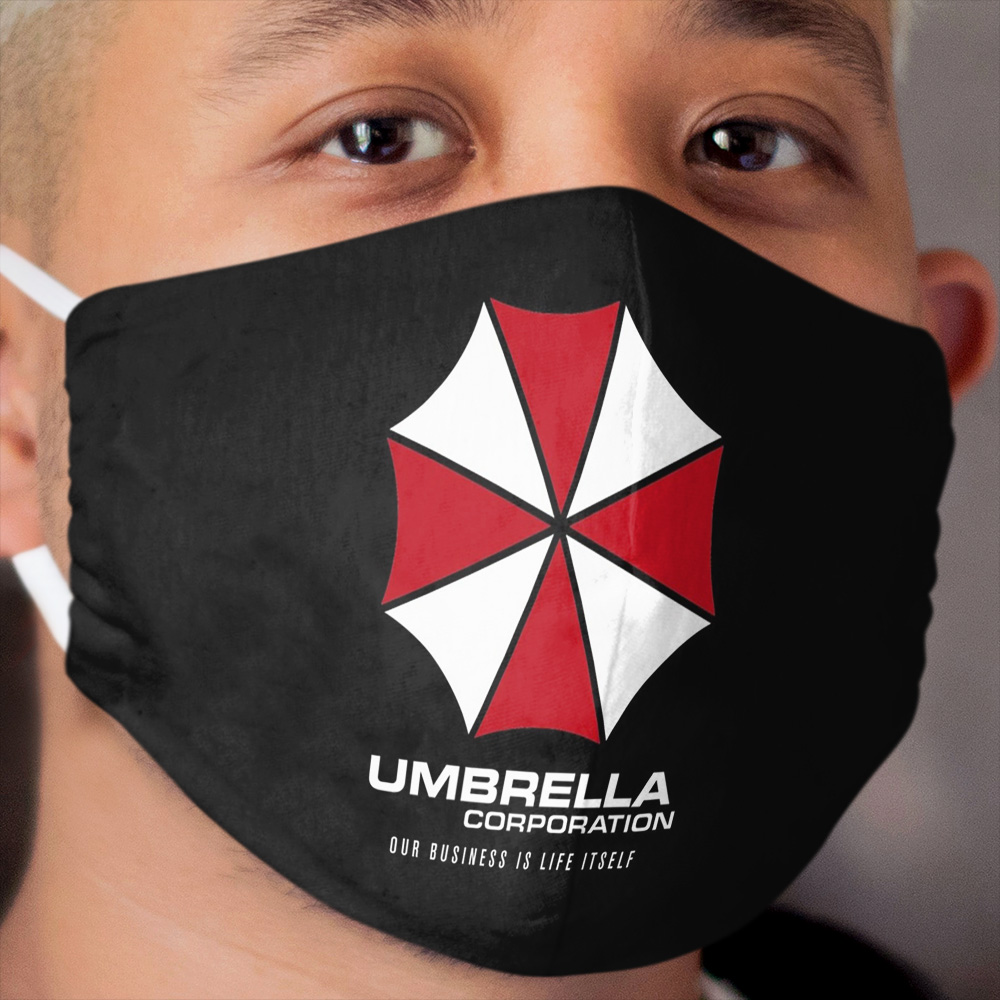 Umbrella Corporation Logo - Our Business Is Life Itself Cloth Face Mask