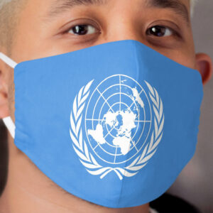 UN flag Cloth Face Mask