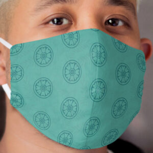 Uncle Iroh's White Lotus Tile Cloth Face Mask