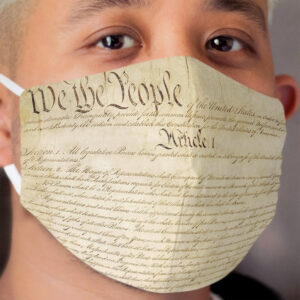 United States Constitution - Original - We the People Cloth Face Mask