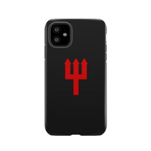 United Trident Design - Black And Red Tough Phone Case