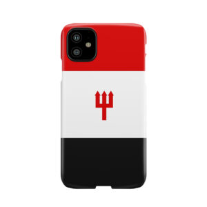 United Trident - Red, White And Black Phone Case