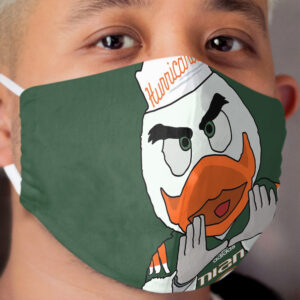 University of Miami - Sebastian the Ibis Cloth Face Mask