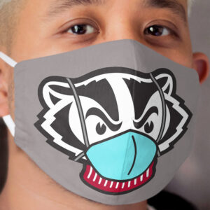 University of Wisconsin Bucky Coronavirus Cloth Face Mask