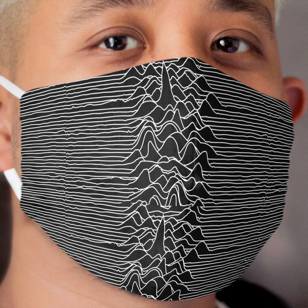 unknown pleasures Cloth Face Mask 2