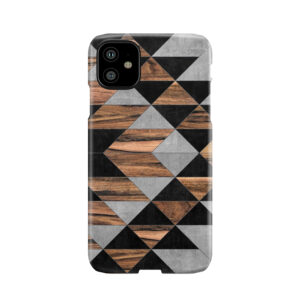 Urban Tribal Pattern No.10 - Aztec - Concrete And Wood Phone Case