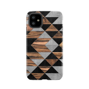 Urban Tribal Pattern No.10 - Aztec - Concrete And Wood Tough Phone Case