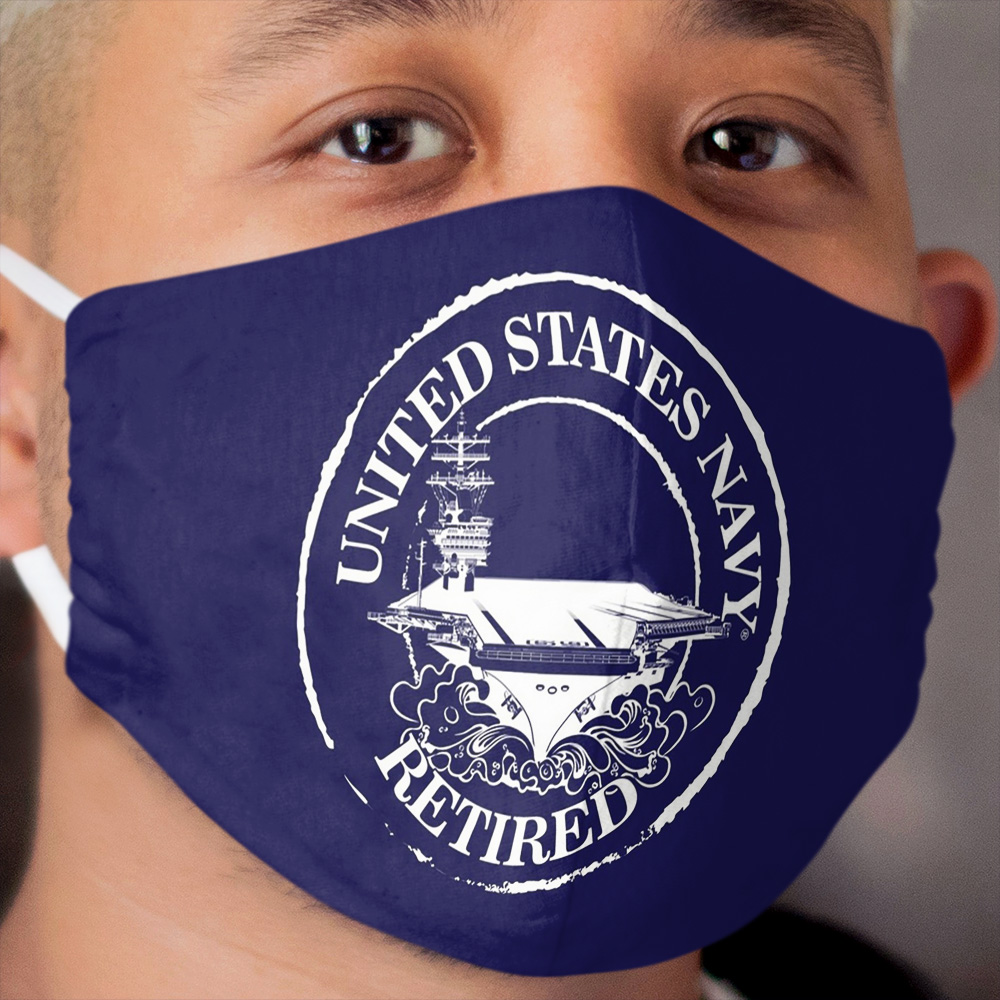 US Navy Retired Cloth Face Mask