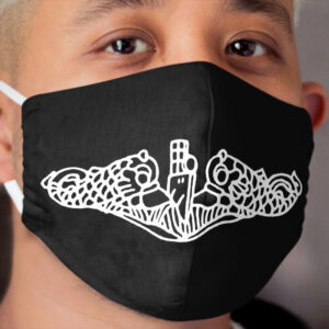 US Navy Submarine Dolphins Cloth Face Mask