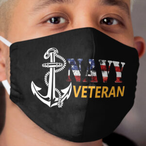 US Navy Veteran Cloth Face Mask