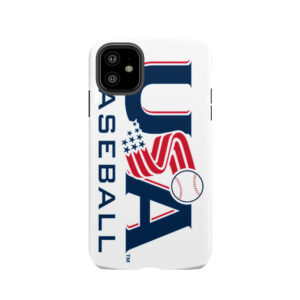 Usa Baseball Logo Tough Phone Case