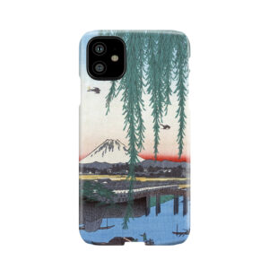 Utagawa Hiroshige Yatsumi Bridge Phone Case
