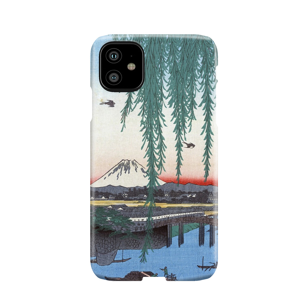 Utagawa Hiroshige Yatsumi Bridge Phone Case