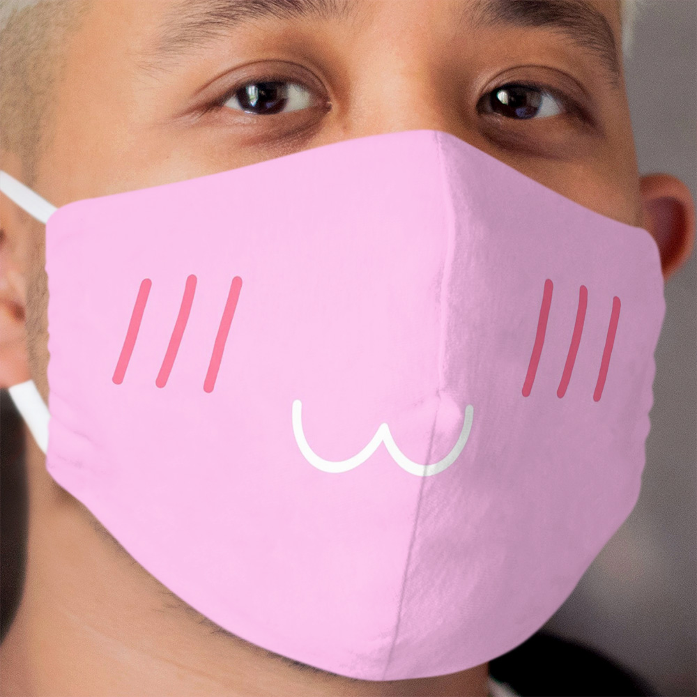 UwU blushu pink Cloth Face Mask