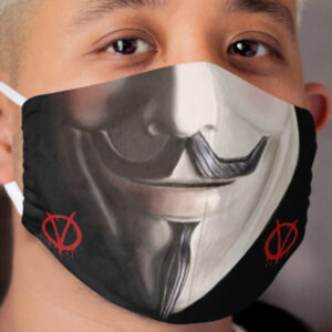 V for Vendetta Covid 19 Cloth Face Mask