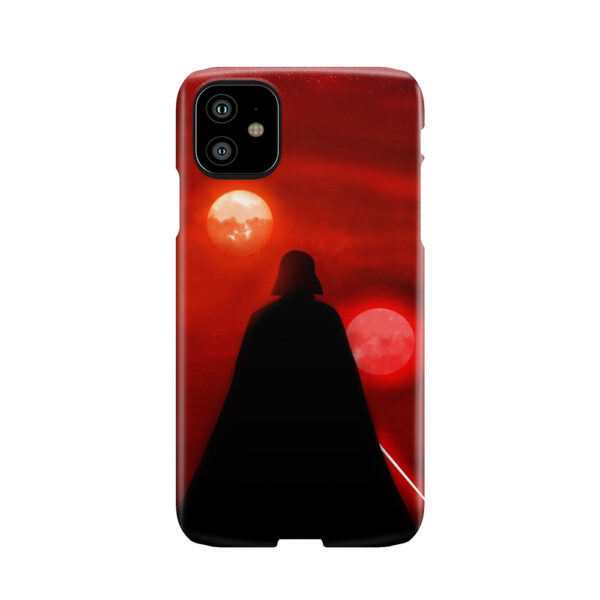 Vader Tatooine Binary Sunset Phone Case