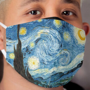Van Gogh Cloth Face Mask The Starry Night Cloth Face Mask